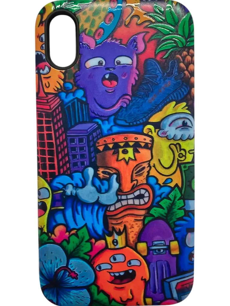 CASE DISEÑO RELIEVE (IPHONE XR)